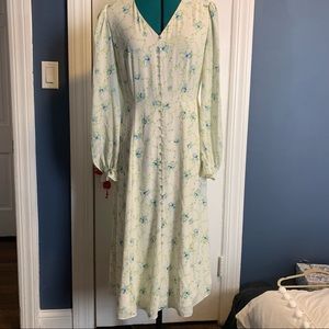 Rachel Parcell Blue Floral Dress